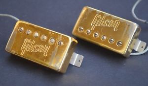 Vintage 1972 Gibson Gold EMBOSSED Patent Number # Sticker Pickups Les Paul ES 71