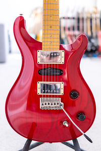 2002 PRS Swamp Ash 22 Double Cut in Translucent Dark Red