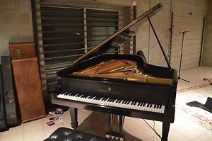 Superb 1914 Ebony Satin 7 ft  Steinway B Semi-Concert Grand Piano