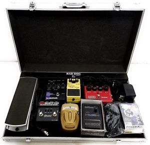 9p Bundle Lot of Guitar Pedals Boss SD-1W Waza, TC Electronic, Rocktron, More