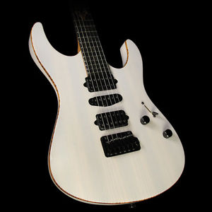 Suhr Modern Zebrawood Top Electric Guitar Trans White