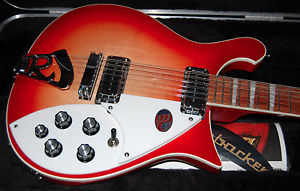 Rickenbacker 620/12 FireGlo Electric Guitar OHSC Unplayed Worldwide Shipping