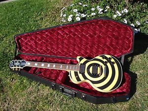 Epiphone Zakk Wylde Les Paul Bullseye Guitar w/ EMG's + Coffin case