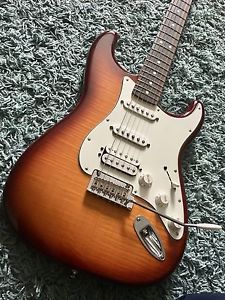 FSR Fender Deluxe MIM Stratocaster. Flame plus top with IOS Connection- New rare