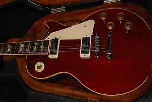 Gibson 1980 Les Paul Deluxe Wine Red Electric Guitar