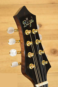 Rigel USA Q-95 Mandolin RARE F w/ Factory Pickup TONS of features figured! MINT