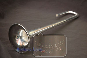 Genuine Bach Stradivarius Bb Trumpet Bell 43, Silver Plated Brass Lightweight