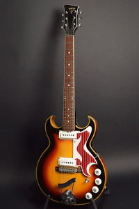 Vintage 1960s EKO Electric Guitar Florentine 360/2V [Excellent] made in Italy