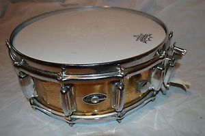 vintage 12 lug Slingerland brass copper bronze  14x5"  Snare Drum