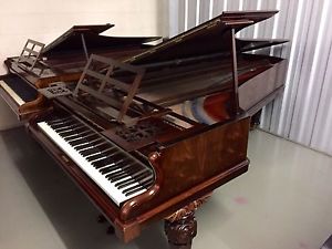 Broadwood Antique Full Concert Grand Piano With A Polished Rosewood Case C.1864