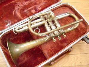 Vintage Olds Recording Model Cornet  -  Fullerton, Serial No.  239xxx