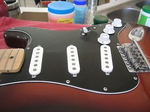 Lollar Blackface Stratocaster Pickups with Suhr Backplate