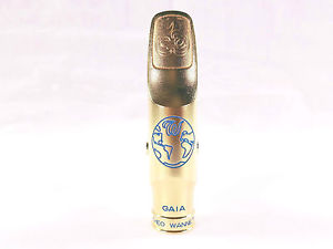 Theo Wanne GAIA 9 Tenor Saxophone Mouthpiece in 24K Finish DEMO MODEL