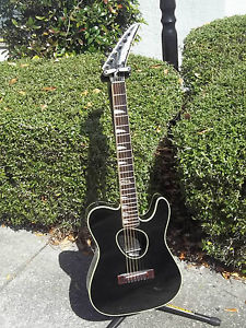 Vintage Kramer Farrington KFT-1 Acoustic/Electric w/Hard Case,Paperwork,Key~1987