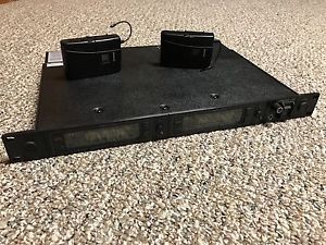 Shure U4D-M4 Wireless Receiver with 2 U1-UA Wireless Bodypack Transmitters