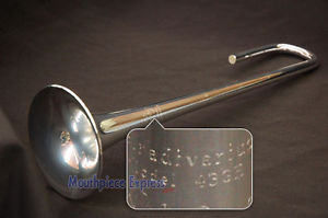 Genuine Bach Stradivarius Bb Trumpet Bell 43GH, Silver Plated Gold Brass Heavy