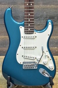 2001 Fender American Stratocaster Aqua Marine Metallic Guitar w/ Case #Z1031733