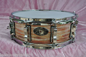 1909-2009 LUDWIG USA 100th ANN. '64 JAZZ FESTIVAL PINK OYSTER SNARE DRUM! #V64