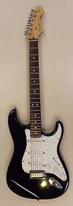 2001 Fender USA Black American Standard Stratocaster NO trem bar