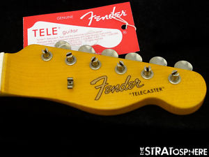 Fender Custom Shop Postmodern Relic Telecaster NECK + TUNERS Tele Maple 60s Oval