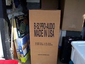 B52 SR1515 Speakers (New)