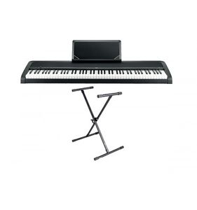 Pack Korg B1 noir  - Piano numérique 88 notes + Stand en X