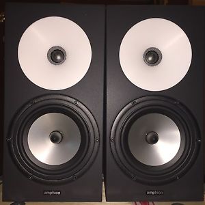 Amphion One18 Passive 2-Way Monitor Speakers (Pair) w/ Amp500 Stereo Amplifier