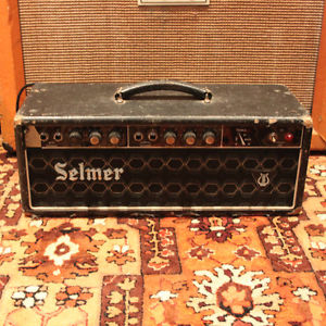 Vintage 1965 Selmer Treble N Bass 50 MKII Blue Black Valve Amplifier SERVICED