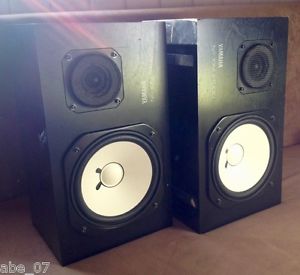 YAMAHA NS-10M Studio monitor speakers matching pair (VIDEO)