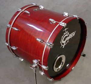 GRETSCH REKNOWN PURE WOOD CHERRY 18x22 VIRGIN BASS KICK DRUM, EXCELLENT