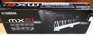 Yamaha MX61 BK 61-Key USB/MIDI Production Keyboard Synthesizer Controller Black