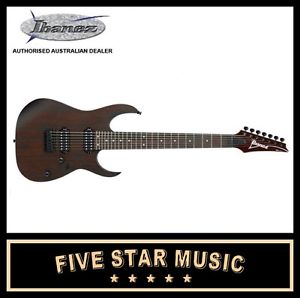 IBANEZ RG SERIES RG7421 WALNUT FLAT SEVEN STRING ELECTRIC GUITAR