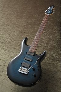 MUSIC MAN Luke BFR Flame SSH Bahama Blue Burst guitar From JAPAN/456