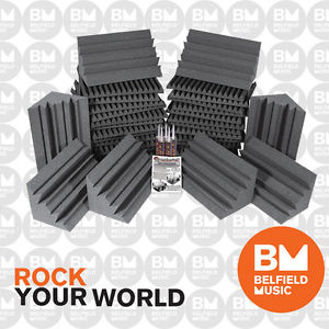 Auralex Project2Kit: 24 x Panels 8 x Bass Traps - Charcoal / Charcoal