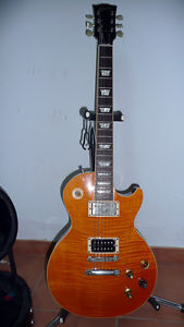 2006 Gibson Les Paul Standard Amber Top A+++!!! w/ Hardcase