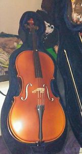 Otto Ernst FisherCello 2007 model Symphony 0F450C. WITH 2 BOWS and hard case 4/4