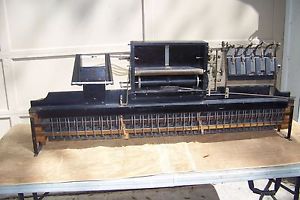 Antique Player Piano Assembly W Bellows Old 1916 Patent W Tempo Assembly