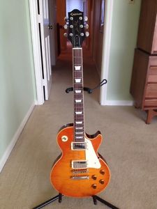 Les Paul Epiphone Standard Plus Elitist Guitar 2003 Japan W/Free Case & Strap