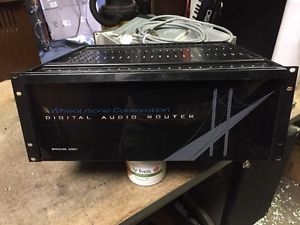 Wheatstone Bridge 2001 Digital audio network router broadcast radio W/PSU + Fan