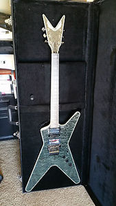 Dean Custom Run #8 ML Switchblade Trans Black DCR w/case