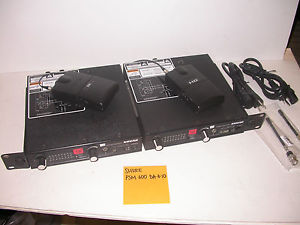 Dual Shure PSM 600 IEM System A and B Channels 600MHz Band #10 READ!
