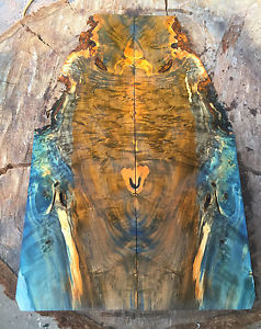 Stabilized Buckeye Burl Guitar Book Match Set - .38 x 10 - 14.5 x 22.75 - SBM-53