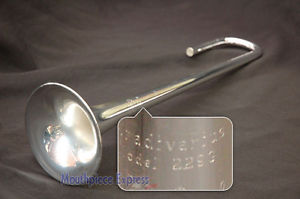 Genuine Bach Stradivarius C/D Trumpet Bell 229G, Silver Plated Gold Brass NEW!