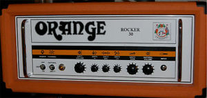 Used Orange Rocker 30 guitar amplifier head