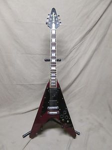 Vintage Rod Schoepfer Custom Flying V 6 String Electric Guitar