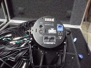 48 Chauvet Slim Par Pro TRI lights w/ custom road cases
