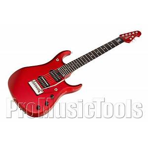 Music Man USA John Petrucci JP12-7 PDN Cardinal Red Sparkle * NEW * jp7 jp-7 bfr