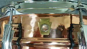 2016 Ludwig 5x14 Hammered Copper Phonic w/ Imperial Lugs-NAMM Show Booth