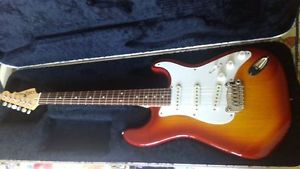 G&L legacy swamp ash cherry sunburst (leo fender)
