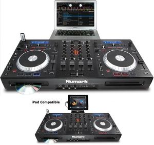 Numark MIXDECK QUAD 4 Channel Universal DJ Software Controller+CD MP3 USB Player